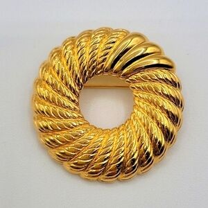 MONET Vintage Goldtone Brooch